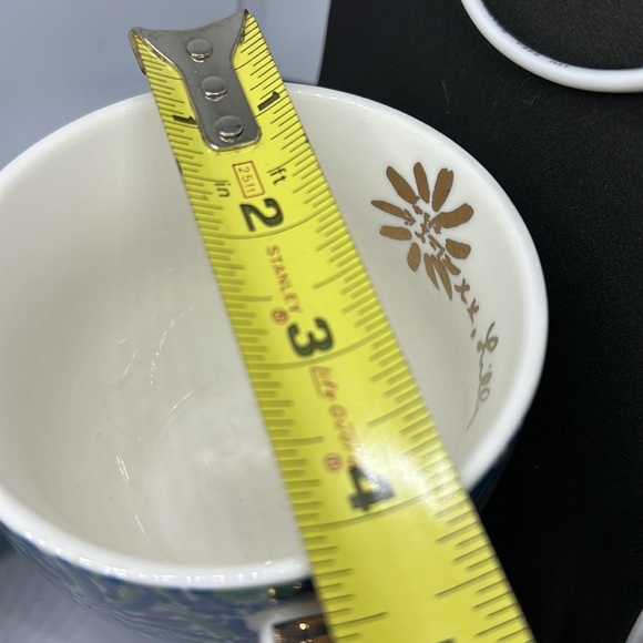 COPY - COPY - Extra Lg Set o/2 Lilly Pulitzer Ceramic Cups Blue/Purple/Green w/… - Picture 5 of 6